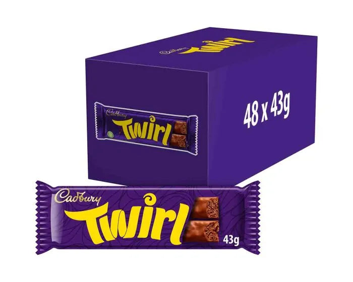 Cadbury Twirl - 43g - Pack of 48