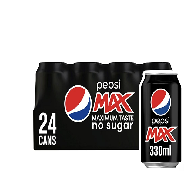 Pepsi Max Can - 330ml Case of 24