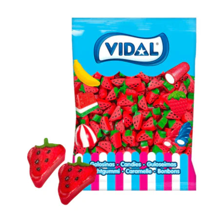 Vidal Strawberry Slices - 1kg