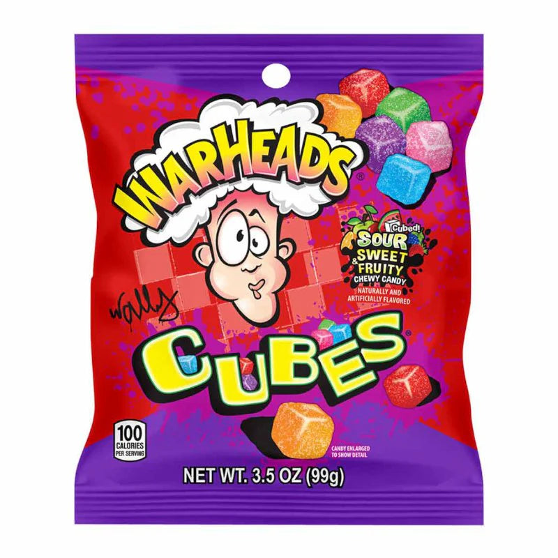 Warheads Chewy Cubes - 99g