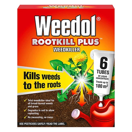 Weedol Rootkill Plus Concentrate Tubes - 6 Pack