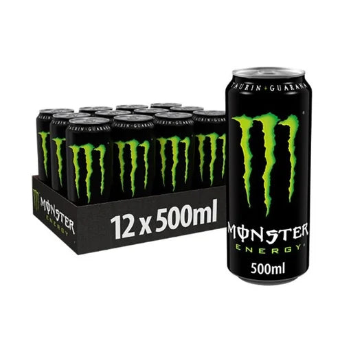 Monster Energy Drink - 500ml - Case of 12