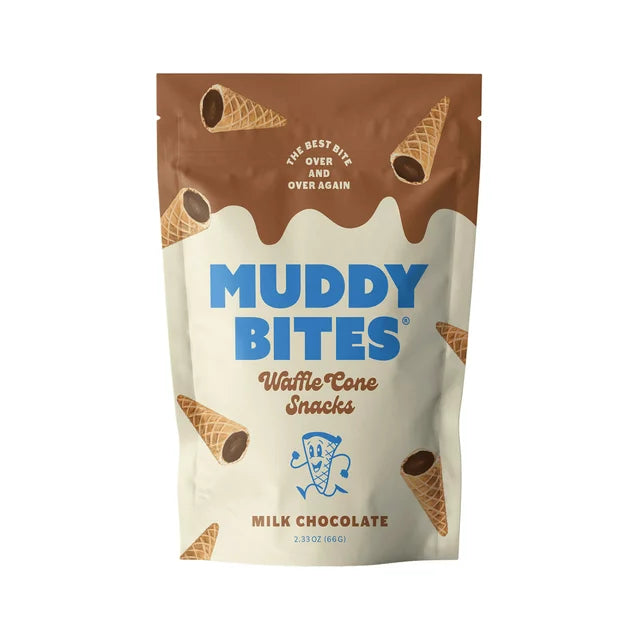 Muddy Bites Milk Chocolate Cone - 66g