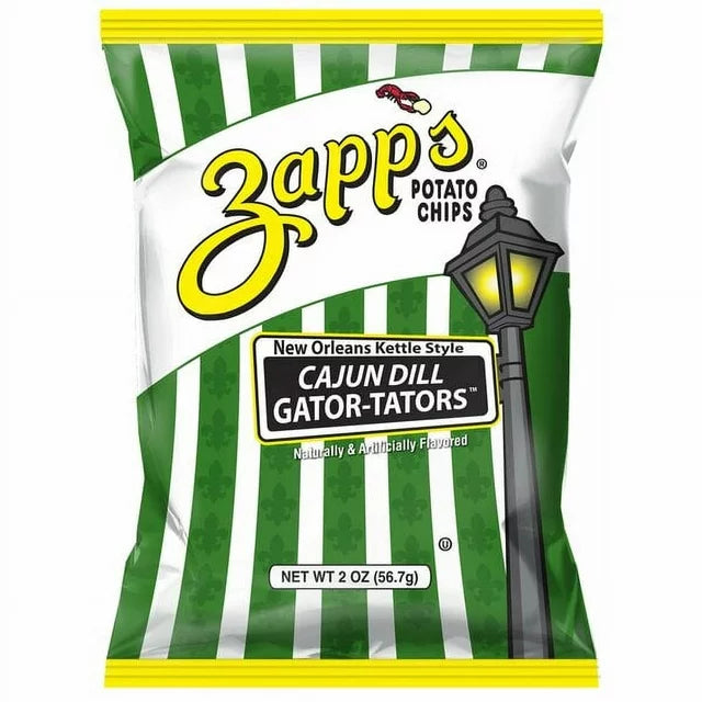 Zapp’s Cajun Dill Gator-Tator Potato Chips - 56.7g