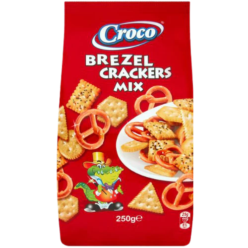 Croco Mix Brezel Crackers - 250g