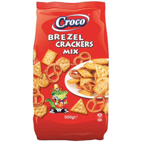 Croco Mix Brezel Crackers - 500g