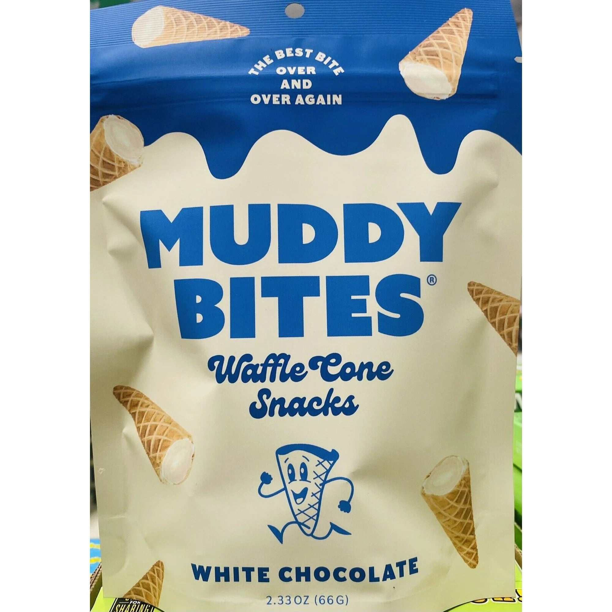 Muddy Bites White Chocolate Cone - 66g