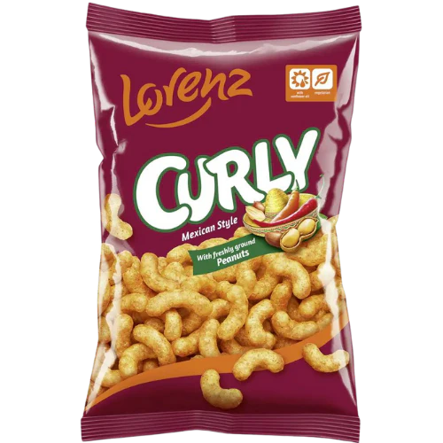 Lorenz Curly Mexican Peanuts - 120g