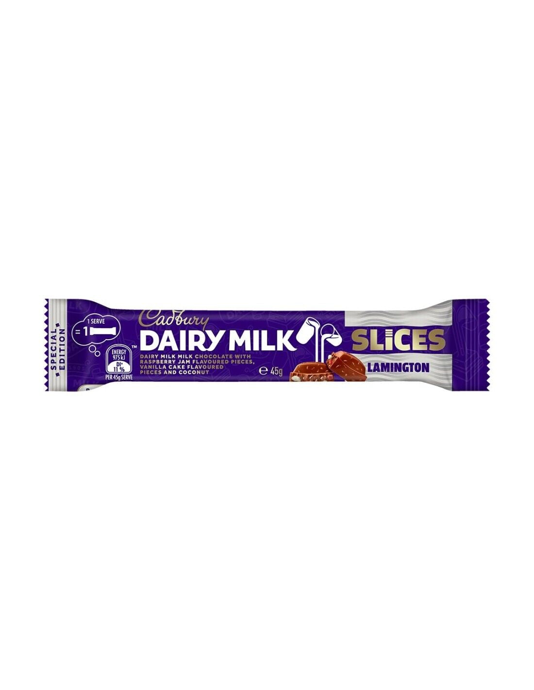 Cadbury Slices Lamington Bars - 45g