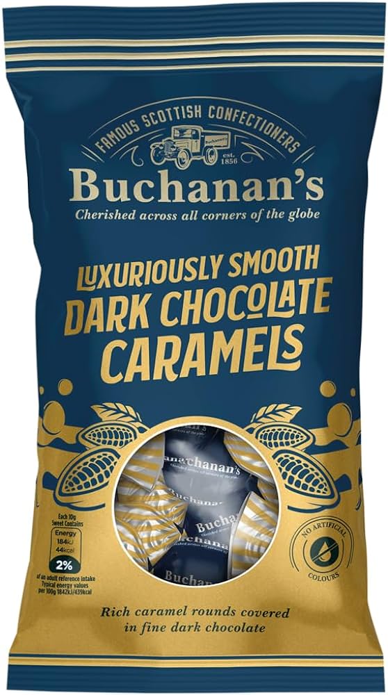 Buchanan's Dark Chocolate Caramels - 110g