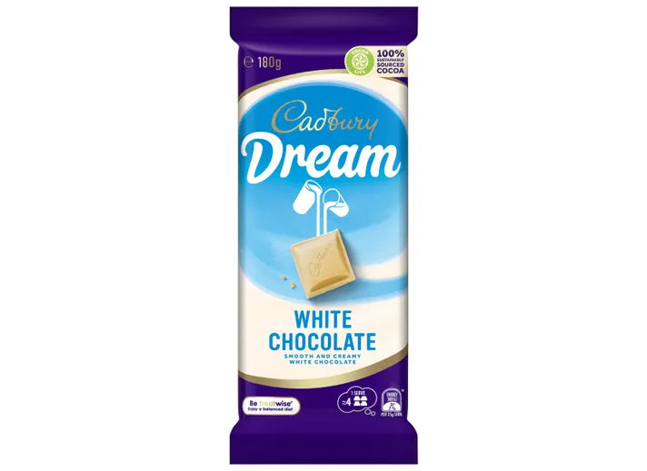 Cadbury Dream White Chocolate - 180g