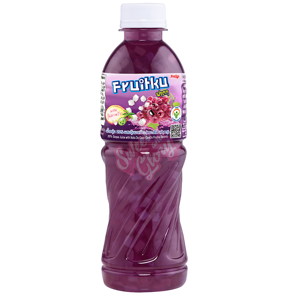 Fruitku Grape with Nata de Coco - 350ml