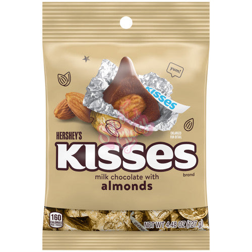 Hershey's Kisses Milk Chocolate with Almonds - 127g