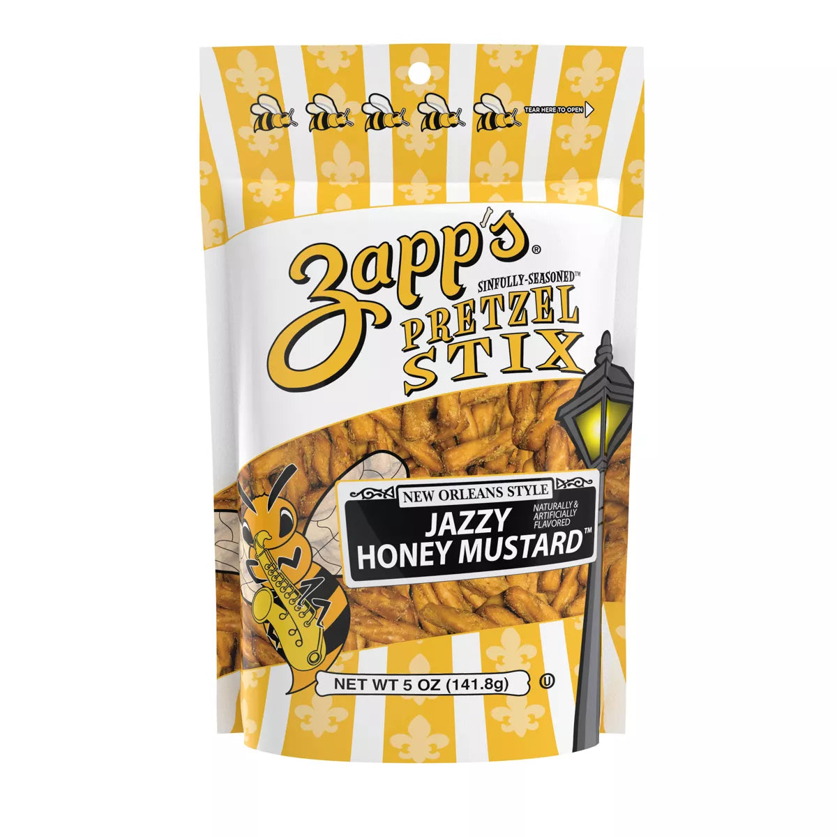 Zapp’s Jazzy Honey Mustard Pretzel Stix - 141.8g