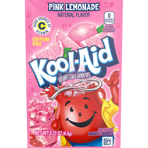 Kool Aid Unsweetened Pink Lemonade - 6.5g