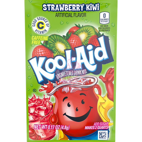 Kool Aid Unsweetened Strawberry Kiwi - 4.8g