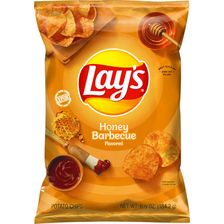 Lay’s Honey BBQ Potato Chips - 184g