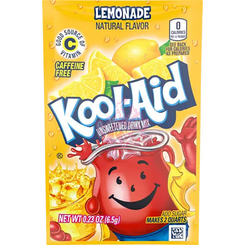 Kool Aid Unsweetened Lemonade - 6g