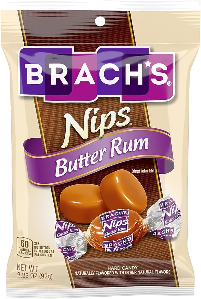 Nips Butter Rum Peg Bag - 99g