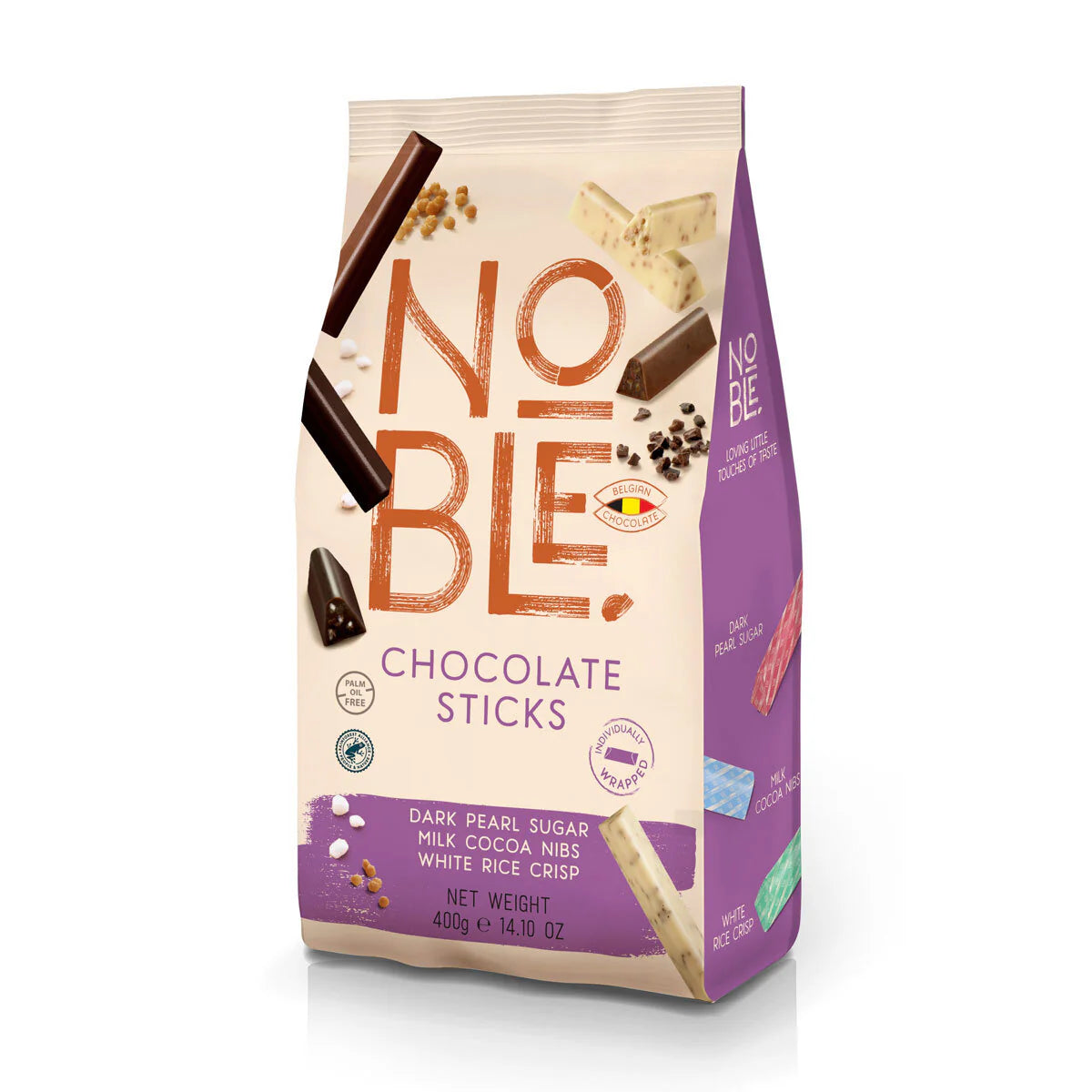 Noble Belgian Chocolate Sticks - 400g