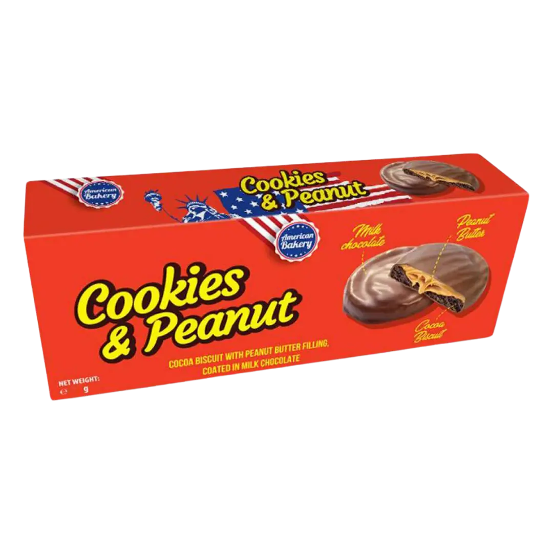 American Bakery Cookies & Peanut - 96g