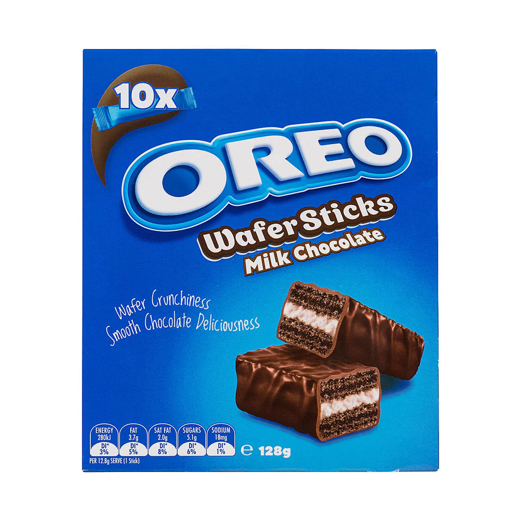 Oreo Wafer Sticks Milk Chocolate - 128g