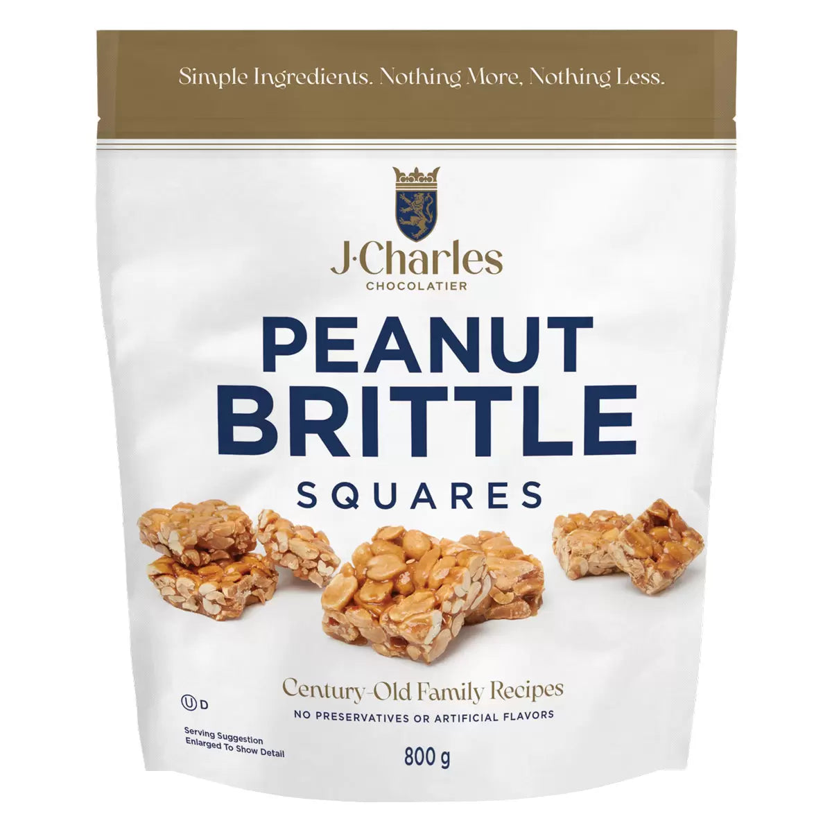 J.Charles Peanut Brittle Squares - 800g