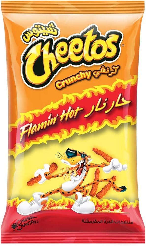 Cheetos Crunchy Flamin Hot Red - 190g