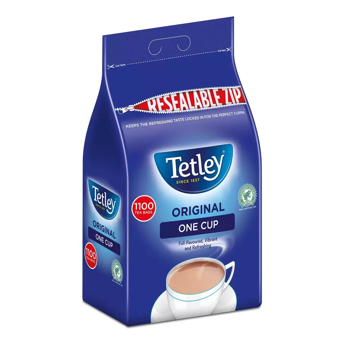 Tetley 1 Cup Tea Bags - Pack of 1100