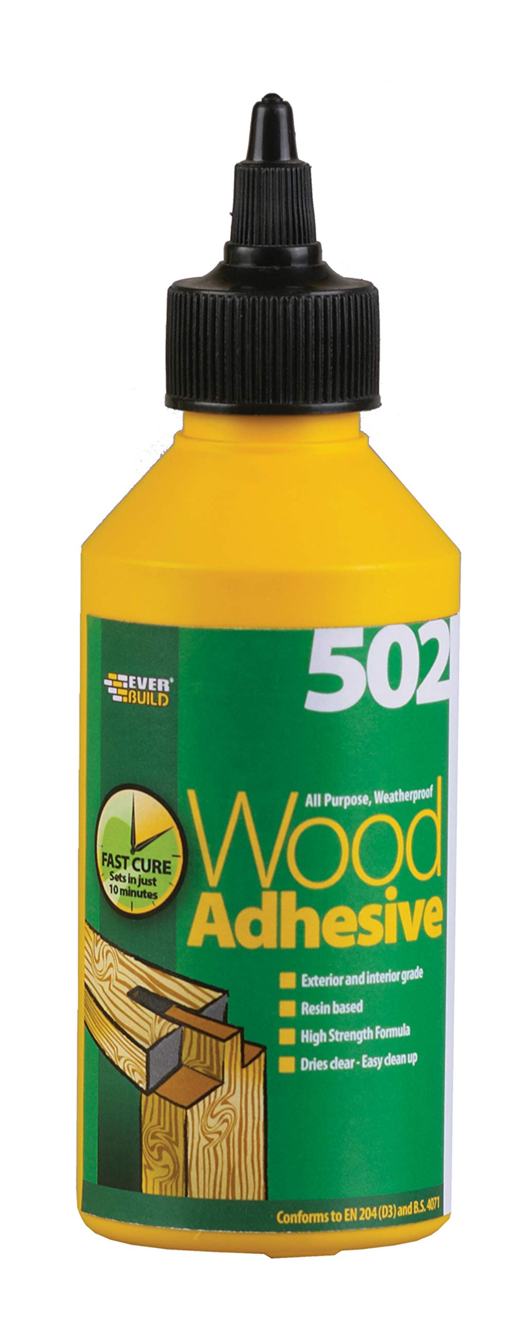 Everbuild 502 All Purpose Weatherproof Wood Adhesive - 250ml