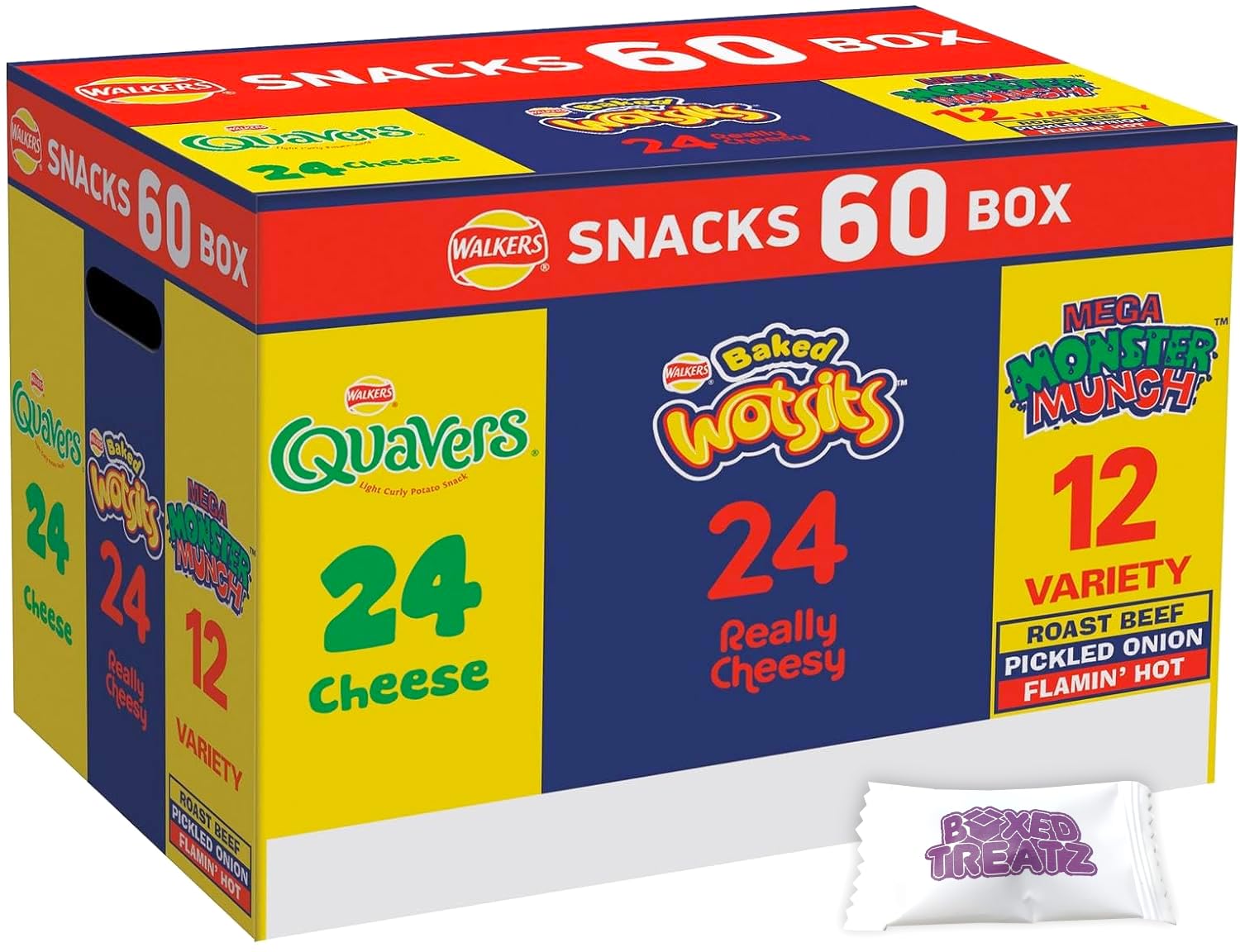 Walkers Crisps Snack Variety Box - Pack of 60