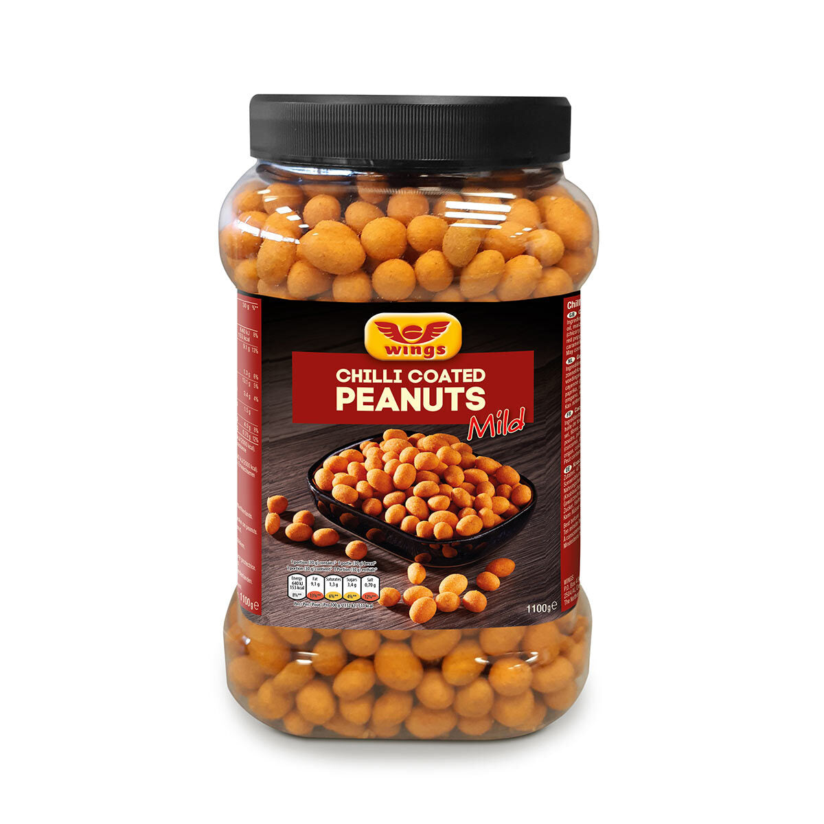 Wings Chilli Coated Peanuts - 1.1kg