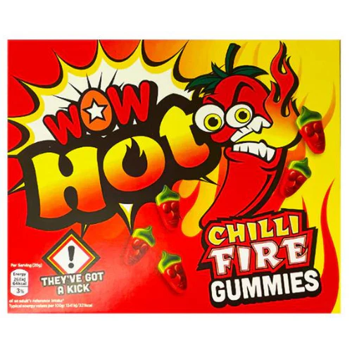 Wow Hot Chilli Fire Gummies - 150g