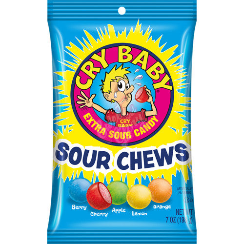 Cry Baby Sour Chews - 198g