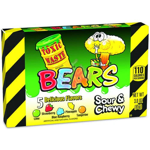 Toxic Waste Gummy Bears Theatre Box - 85g