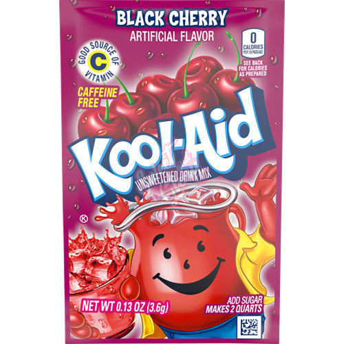 Kool Aid Unsweetened Black Cherry - 3.6g