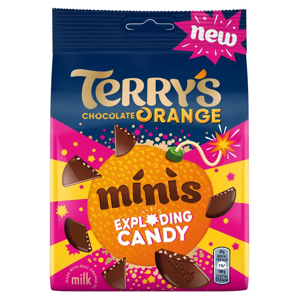 Terry's Chocolate Orange Exploding Minis Pouch - 105g