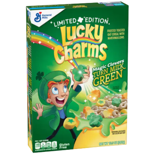 Lucky Charms Magic Clovers Cereal - 300g