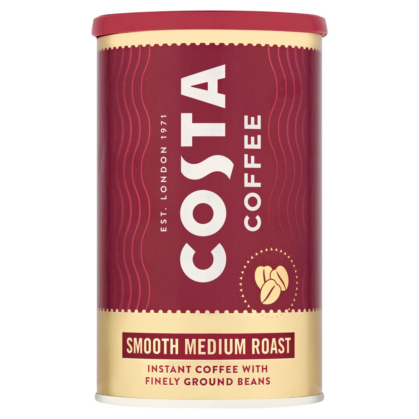 Costa Coffee Smooth Medium Roast Instant Coffee - 100g