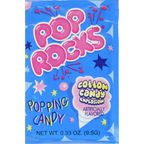 Pop Rocks Cotton Candy Popping Candy - 9.5g - Greens Essentials