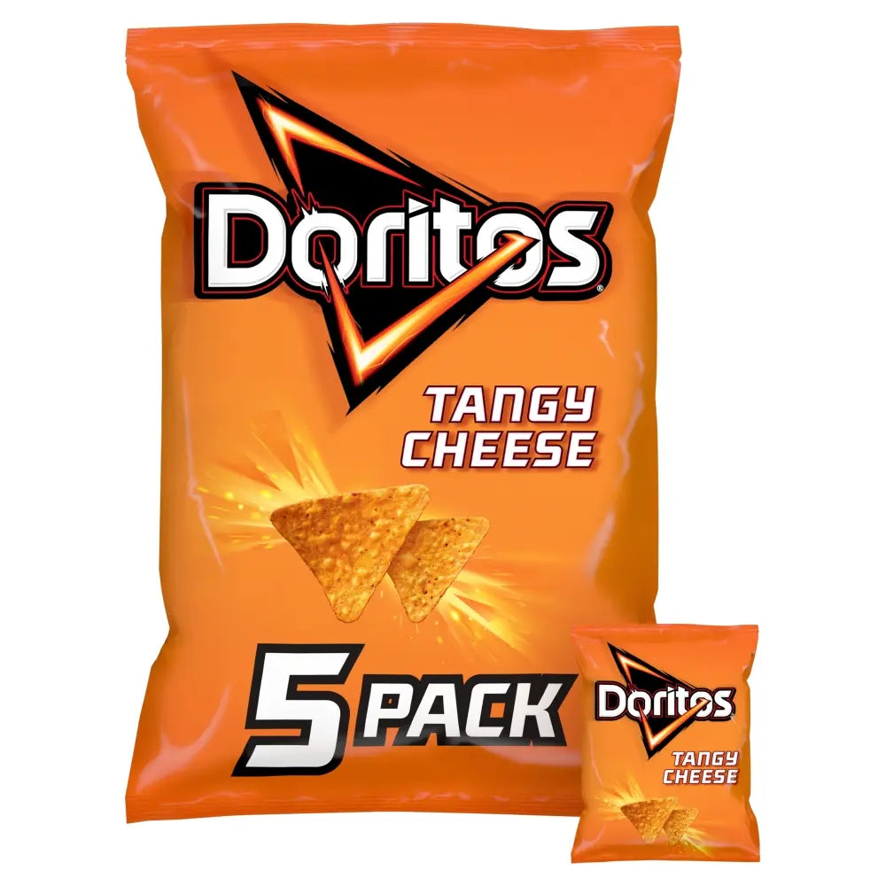 Doritos Tangy Cheese Tortilla Chips - 30g - Pack of 5