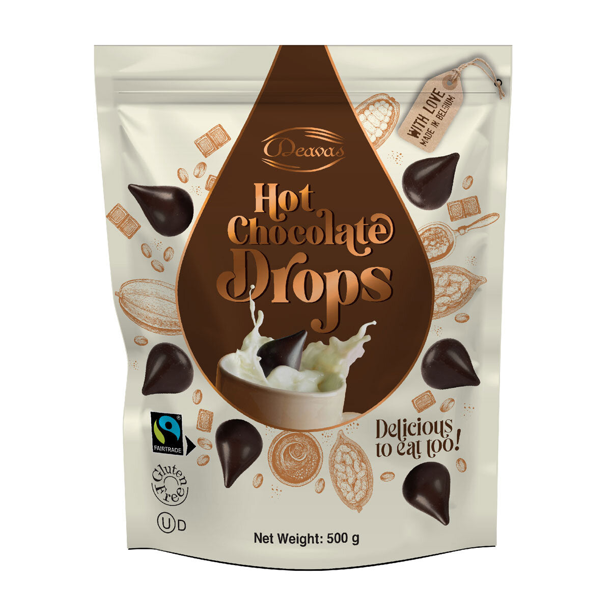 Deavas Hot Chocolate Drops - 500g