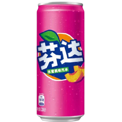 Fanta Chinese Peach Can - 330ml - Greens Essentials