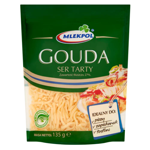 Mlekpol Gouda Grated - 135g