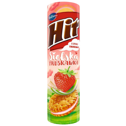 Hit Strawberry Biscuit - 220g
