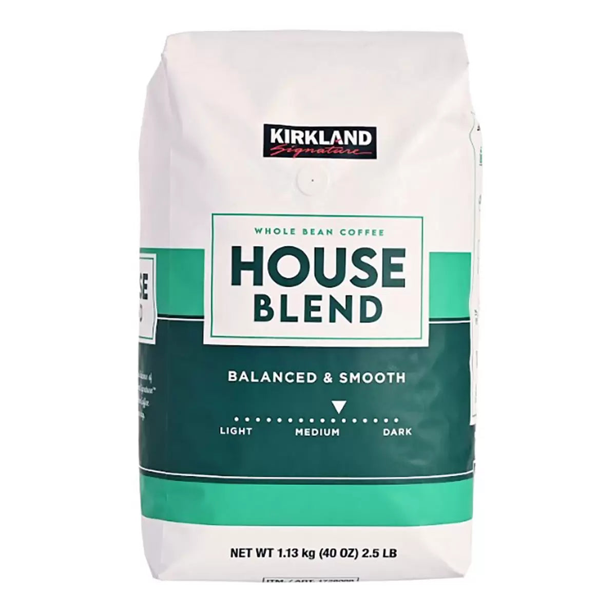 Kirkland Signature Whole Bean Coffee House Blend - 1.13kg