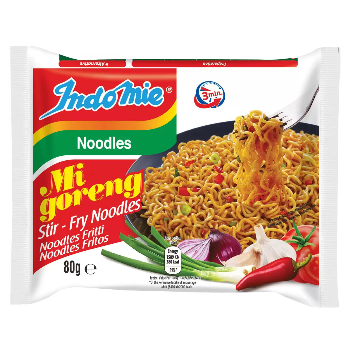 Indomie Mi Goreng Stir Fry Noodles - 80g