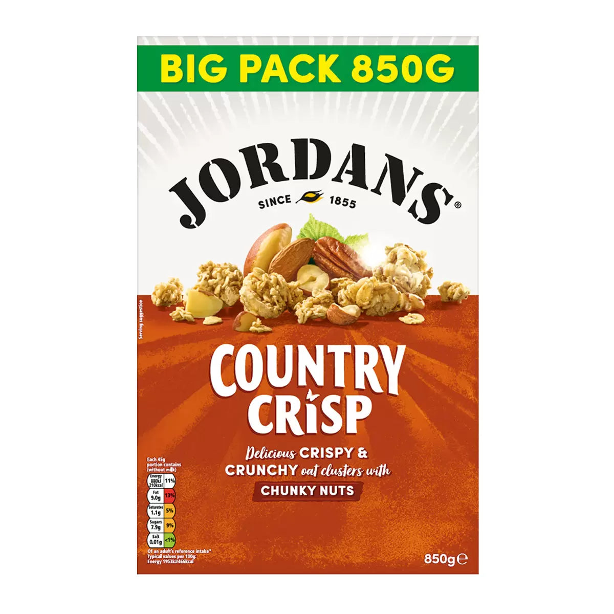 Jordans Country Crisp Chunky Nuts - 850g