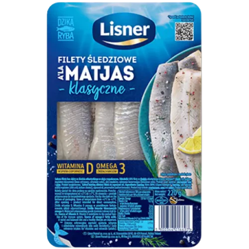 Lisner Herring Fillets A'La Matjas - 220g