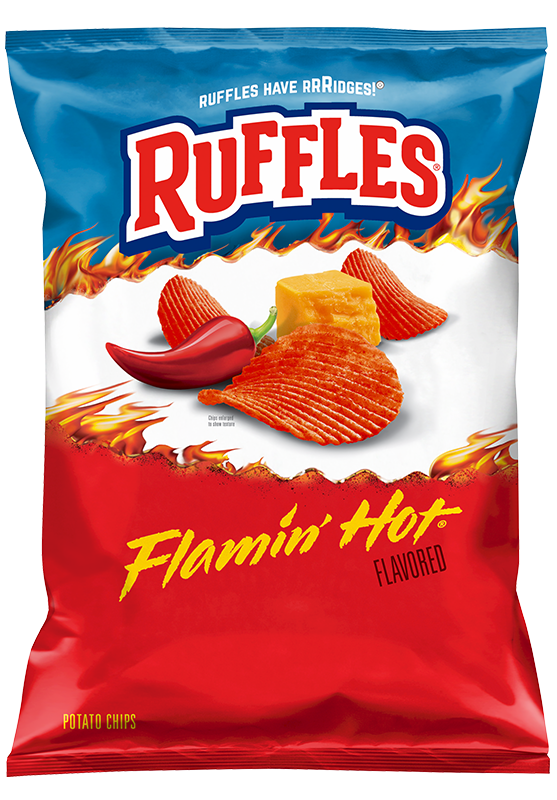 Ruffles Potato Chips Flamin Hot - 184g